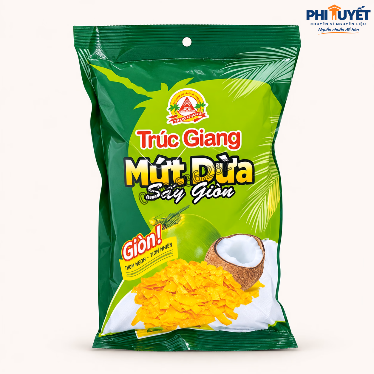 Mứt dừa sấy truc giang 240g
