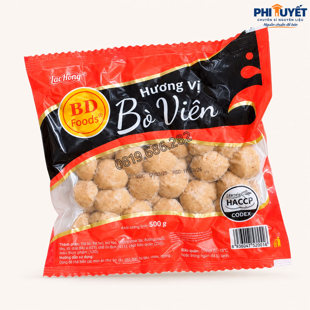 Bò Viên HP 500G