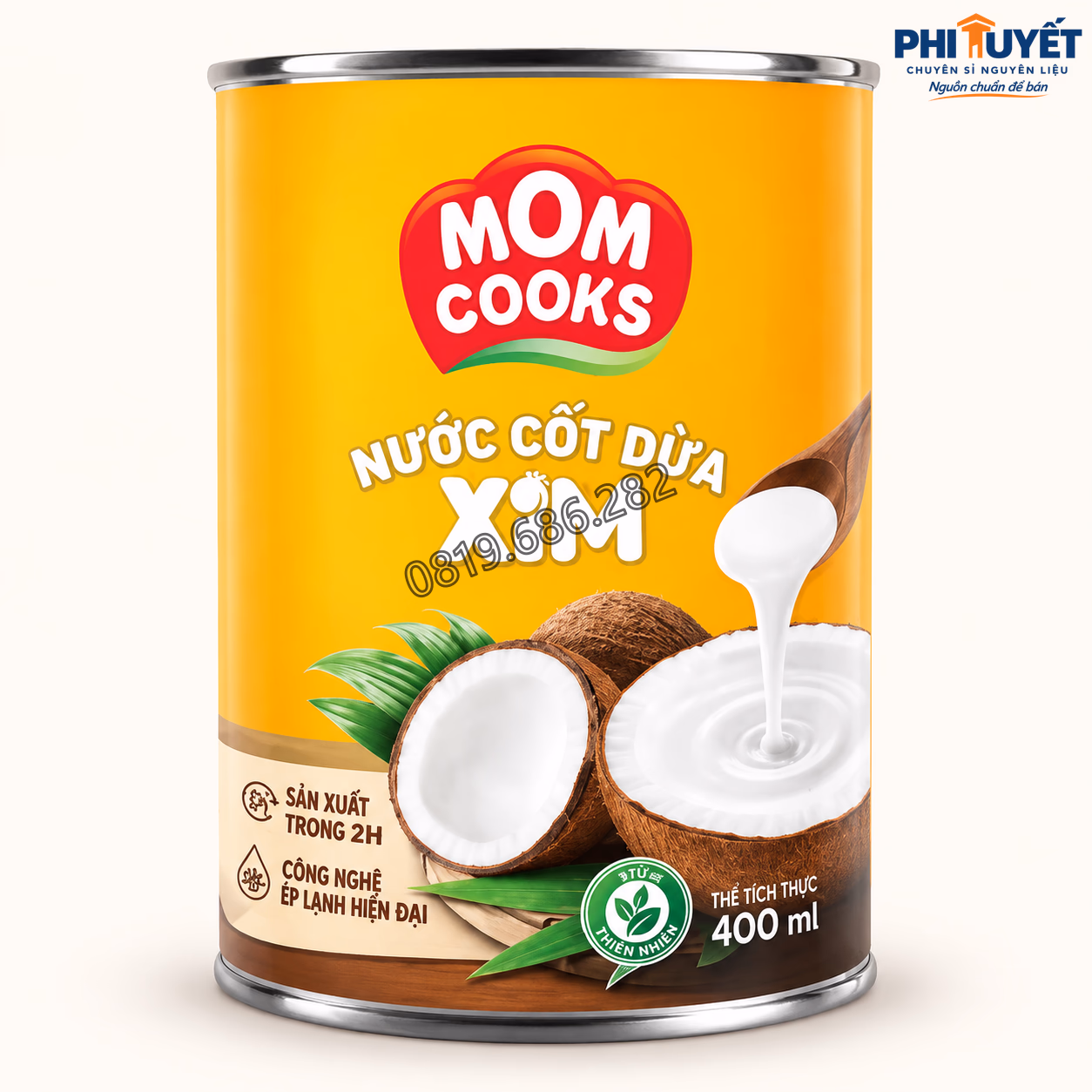 Nước cốt dừa Xim Mom Cooks 400ml