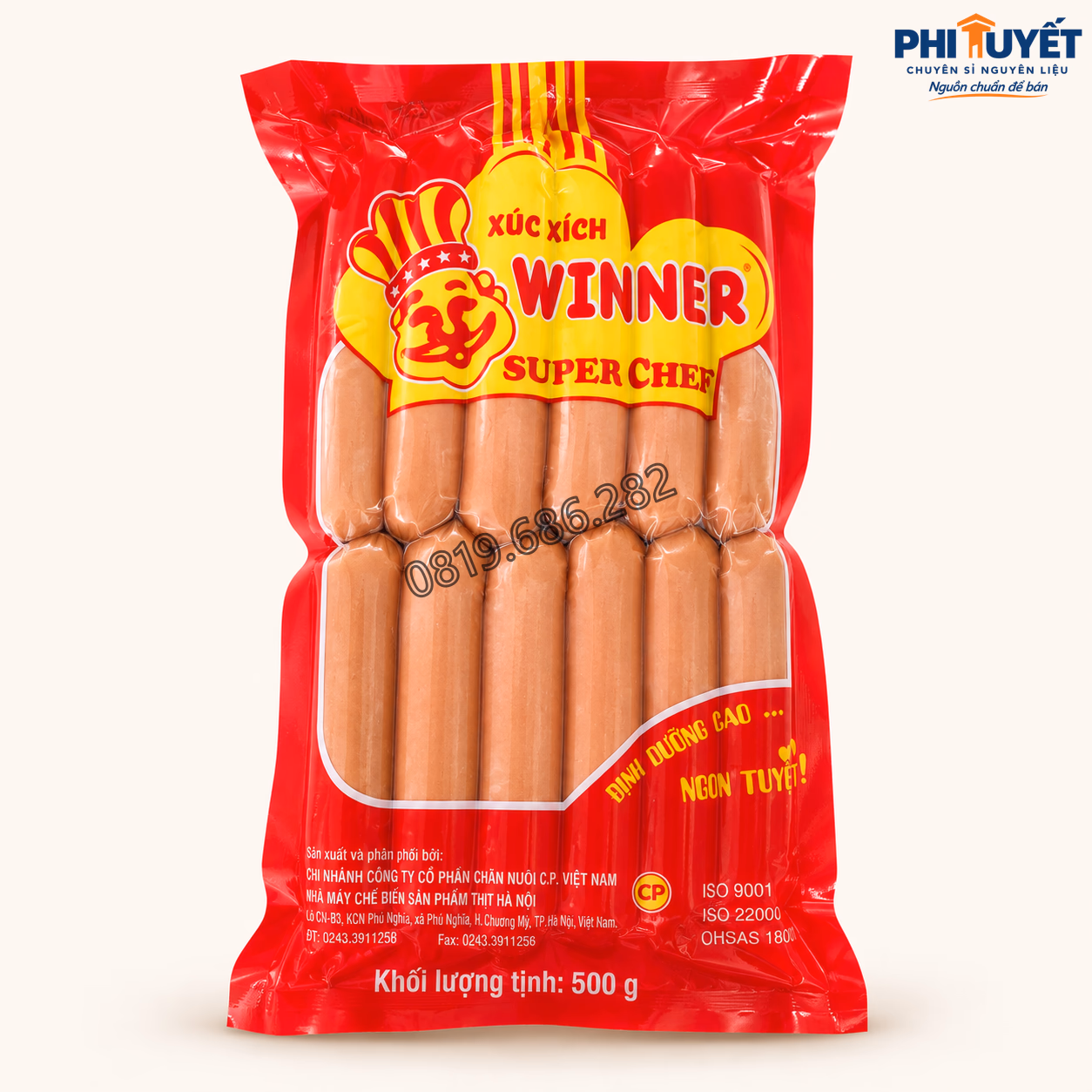 Xúc xích CP Winner 500g