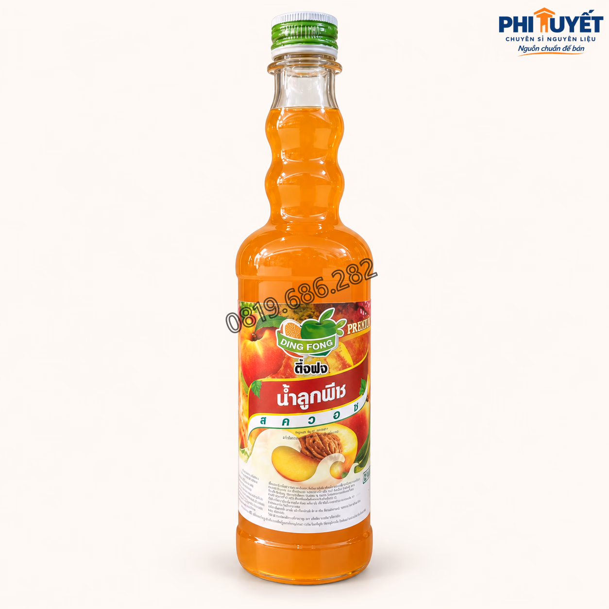 Siro Dingfong Mega đào 760ml