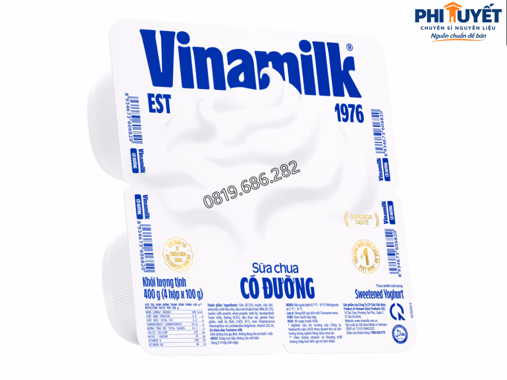 Sữa chua có đường Vinamilk 100g