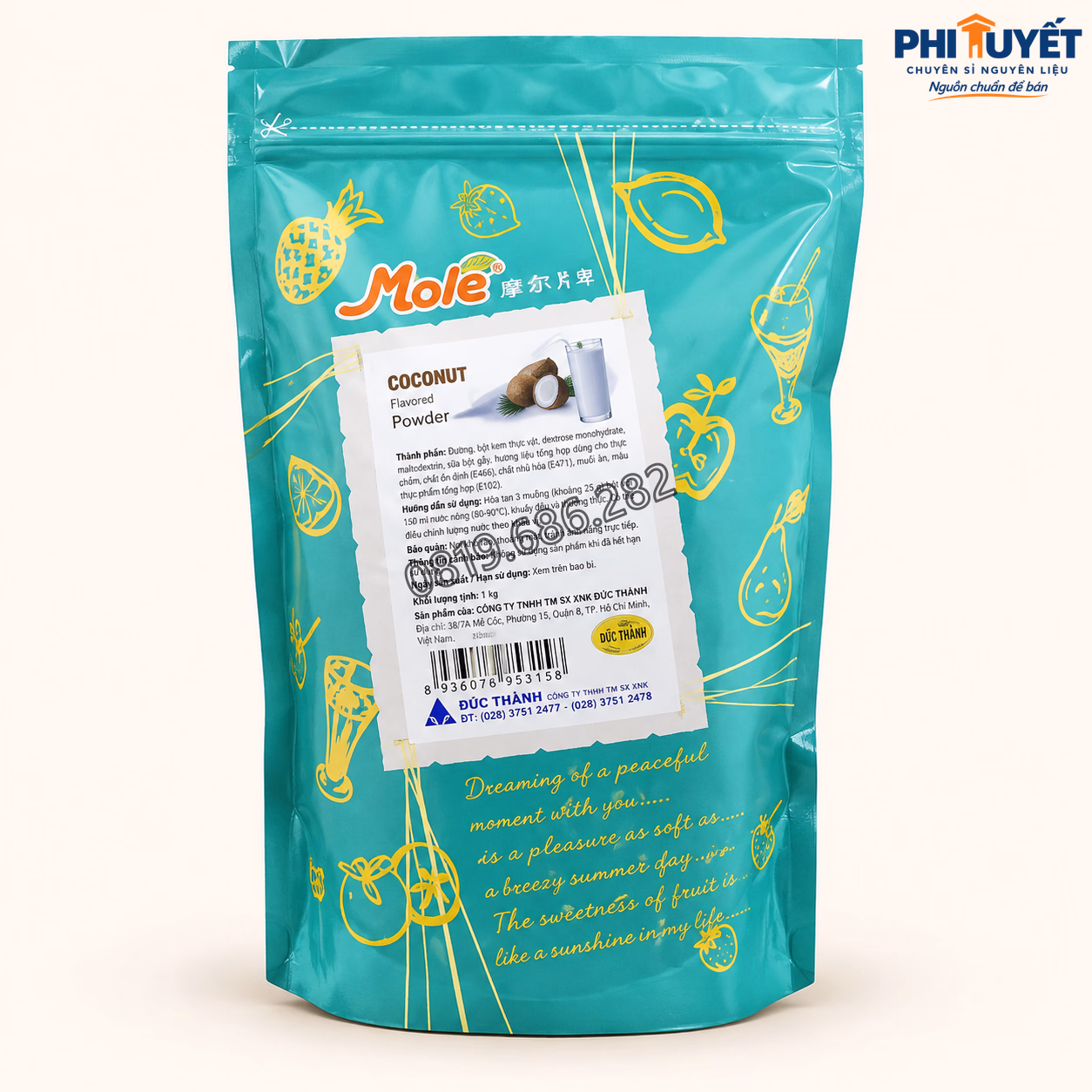 Bột vị Mole khoai môn 1kg