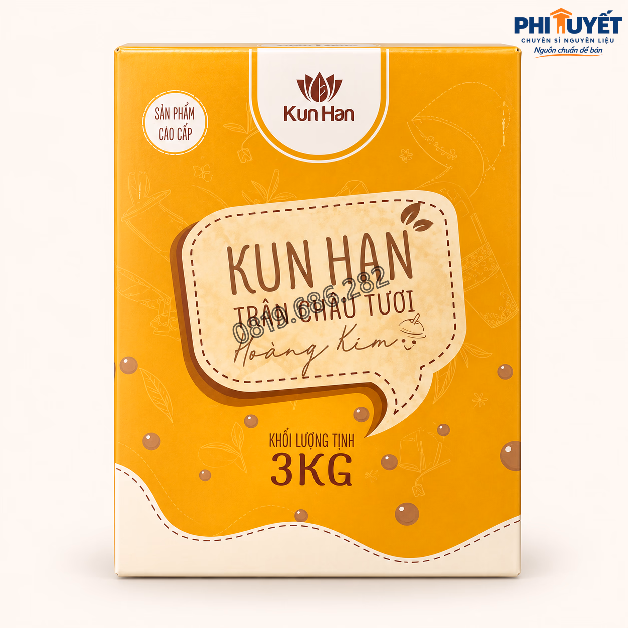 Trân châu hoàng kim Kun Han 3kg