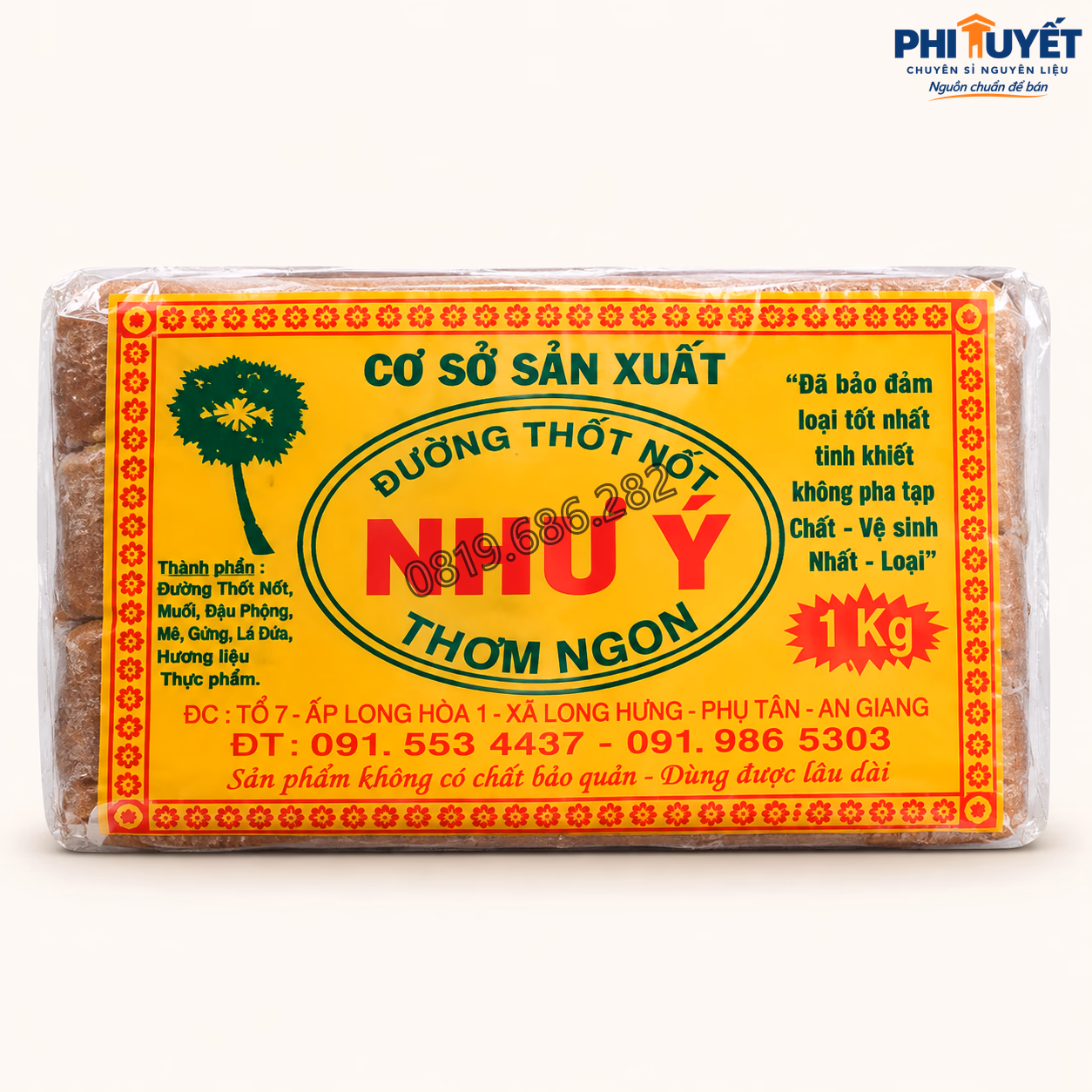 Đường thốt nốt Như Ý 1kg