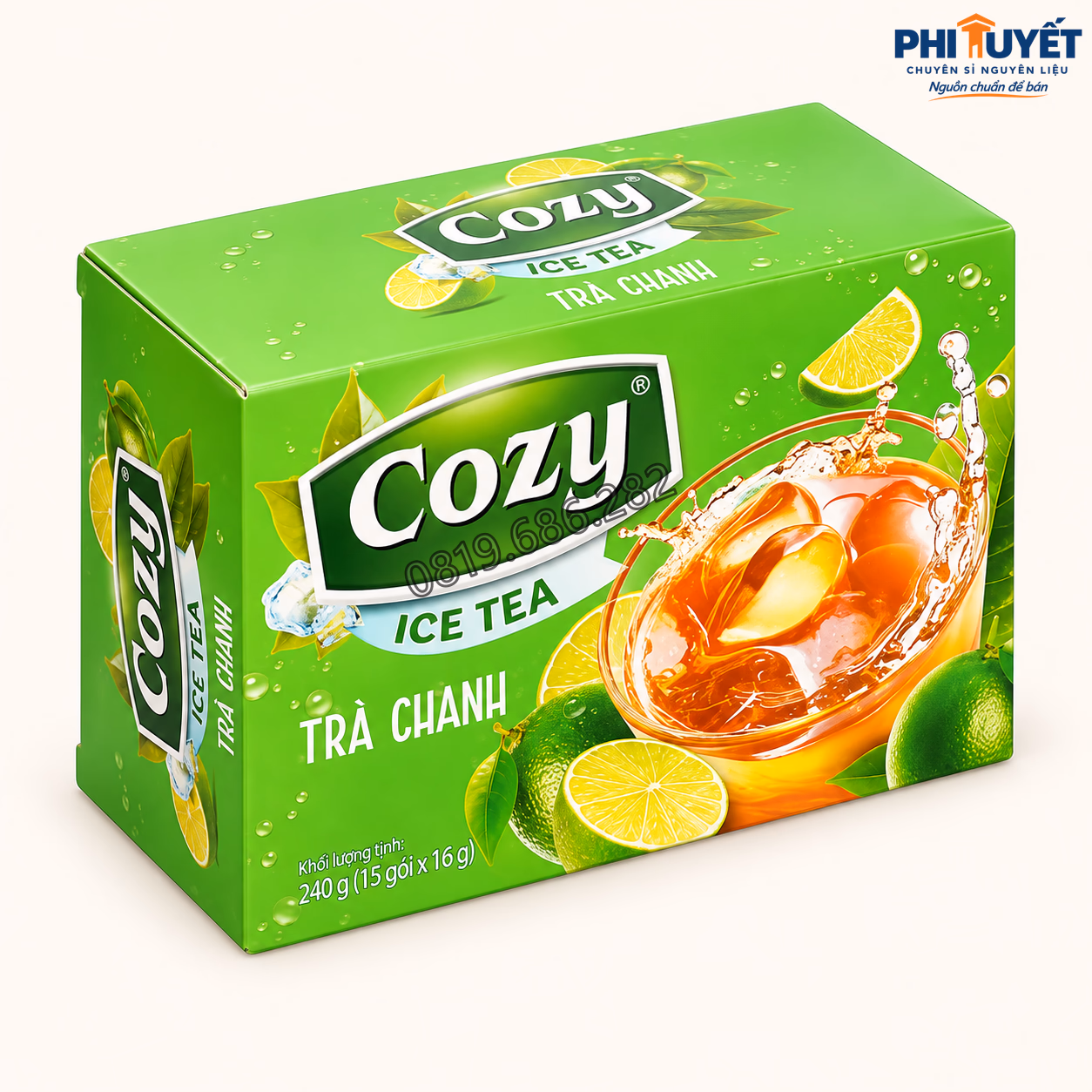 Trà Cozy vị trà chanh 270g