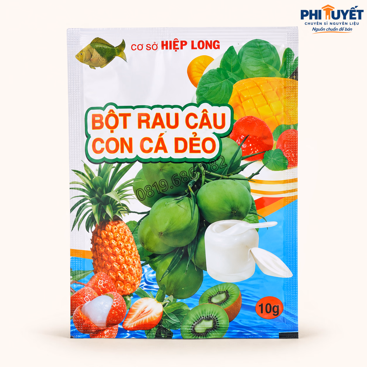 Bột rau câu dẻo Hiệp Long 12g