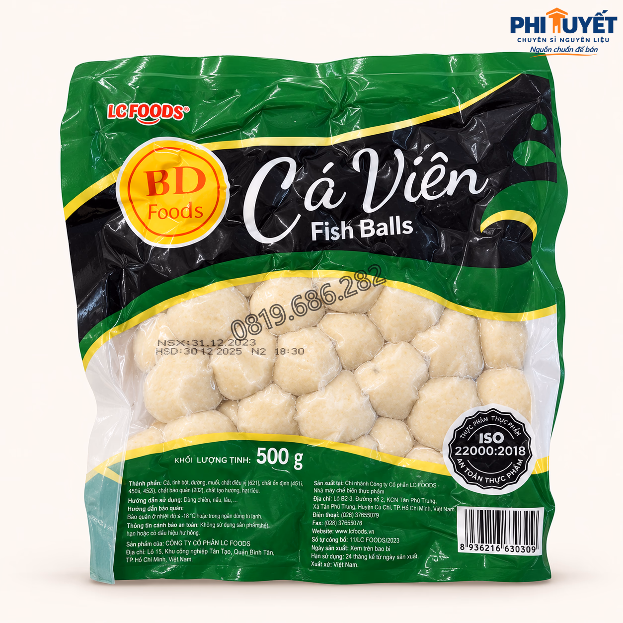 Cá viên DB 500g