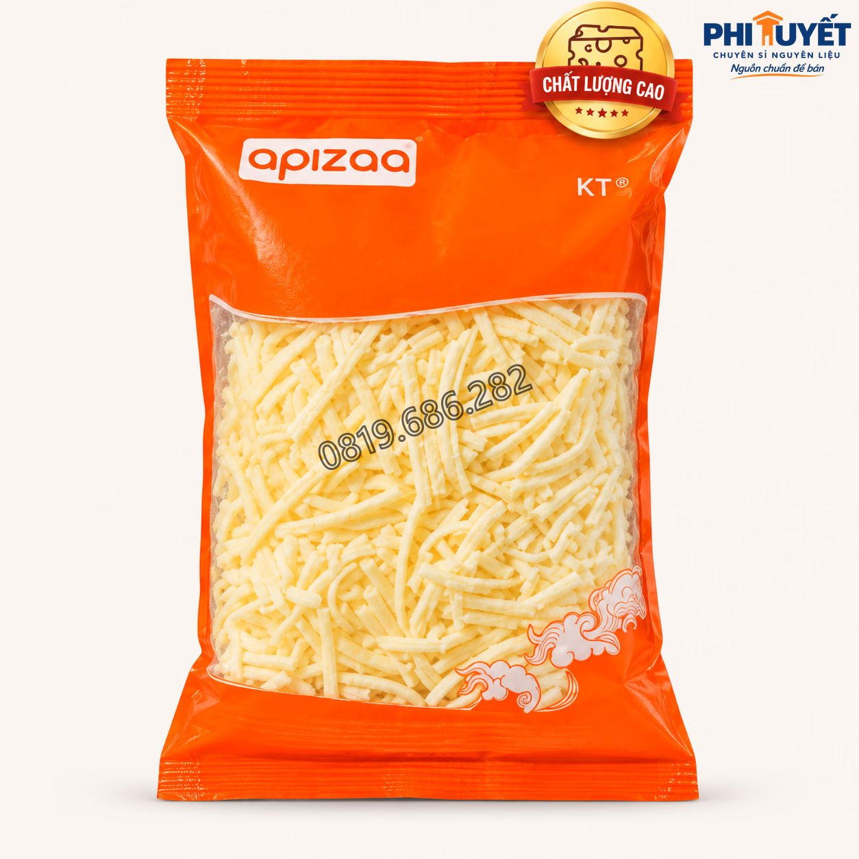 Phô mai sợi bào Mozzarella 200g