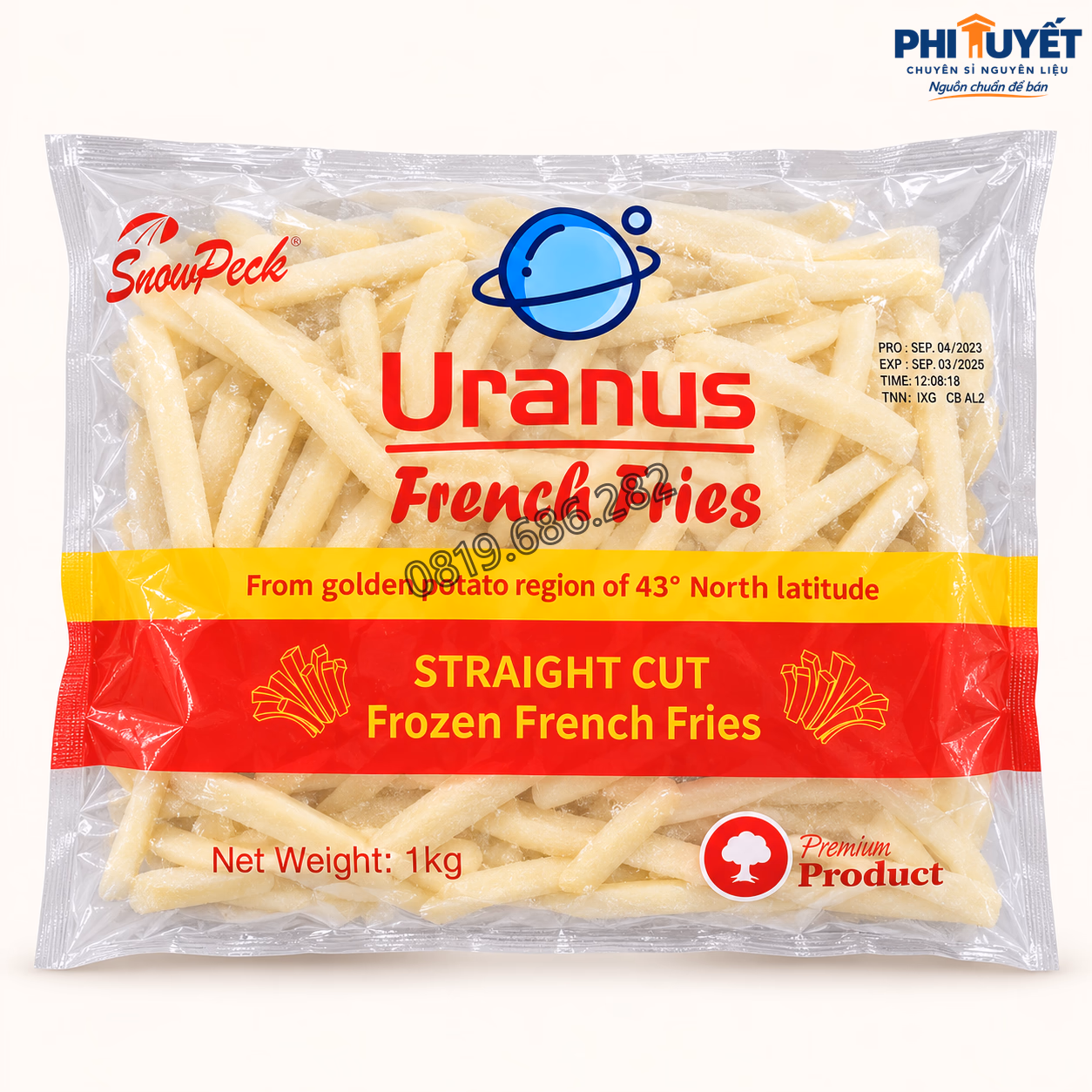 Khoai tây chiên venus 1kg