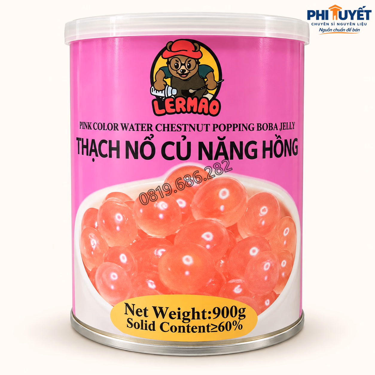 Thạch nổ củ năng hồng