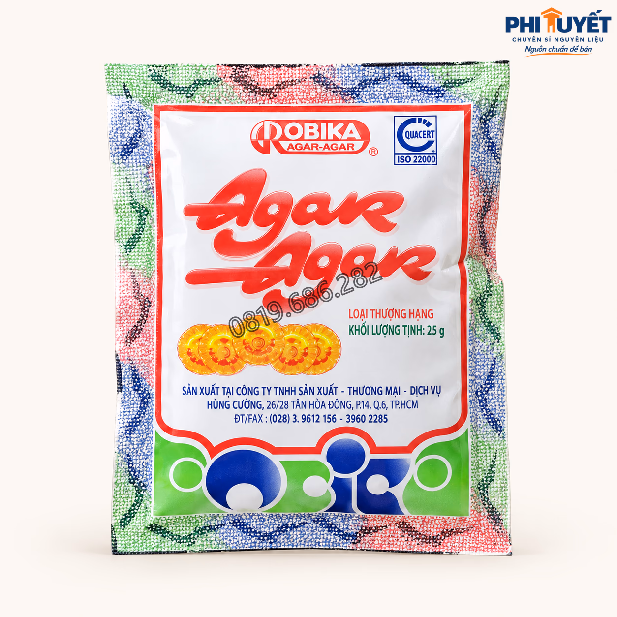 Bột rau câu giòn Agar Agar Mỹ Hòa