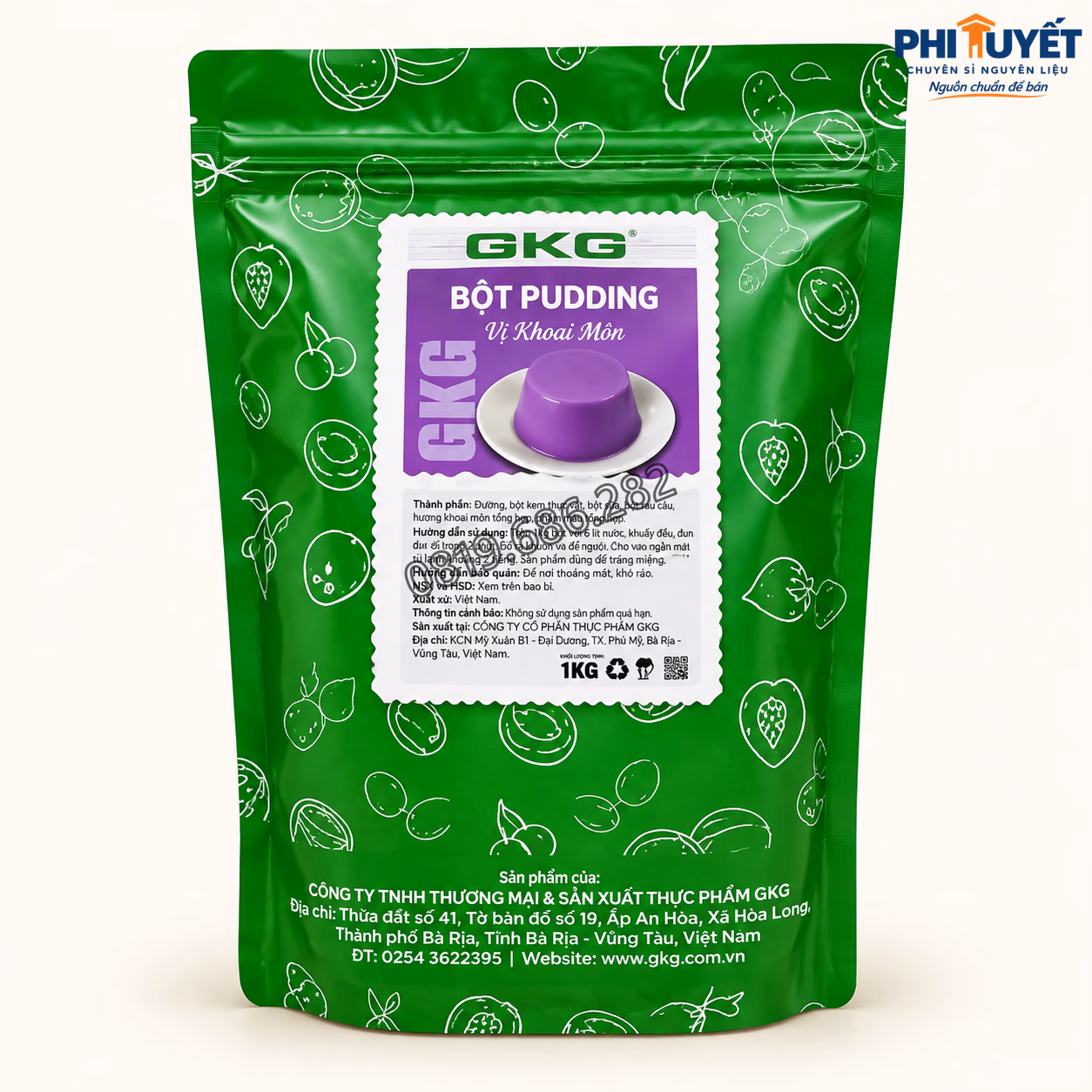 Bột Pudding BKB khoai môn 1kg
